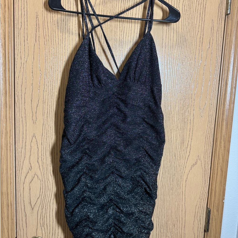 Wild Fable Black Sparkle Dress size M